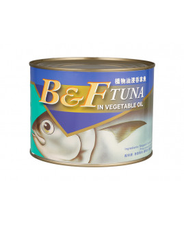 B&F 黃豆油浸吞拿魚 1880克 / 6罐