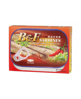 B&F辣油沙甸魚 106克 / 24罐