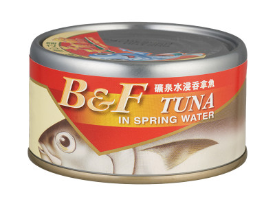 B&F 礦泉水浸吞拿魚 185克 / 3罐