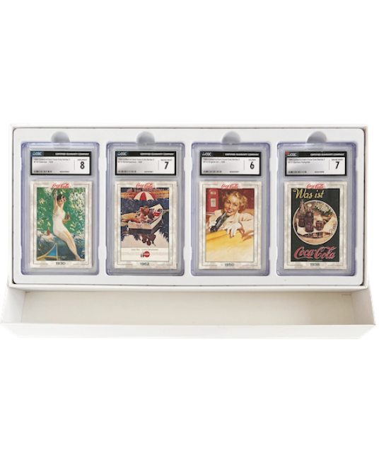 #8074 Cocacola 可口可樂英文版4卡珍藏盒