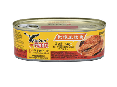 鷹金錢橄欖菜鯪魚 184g / 4罐