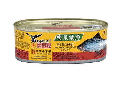 鷹金錢梅菜鯪魚 184g / 12罐